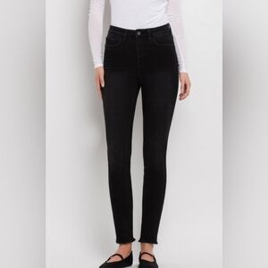 Vervet High Rise Skinny Black Jeans